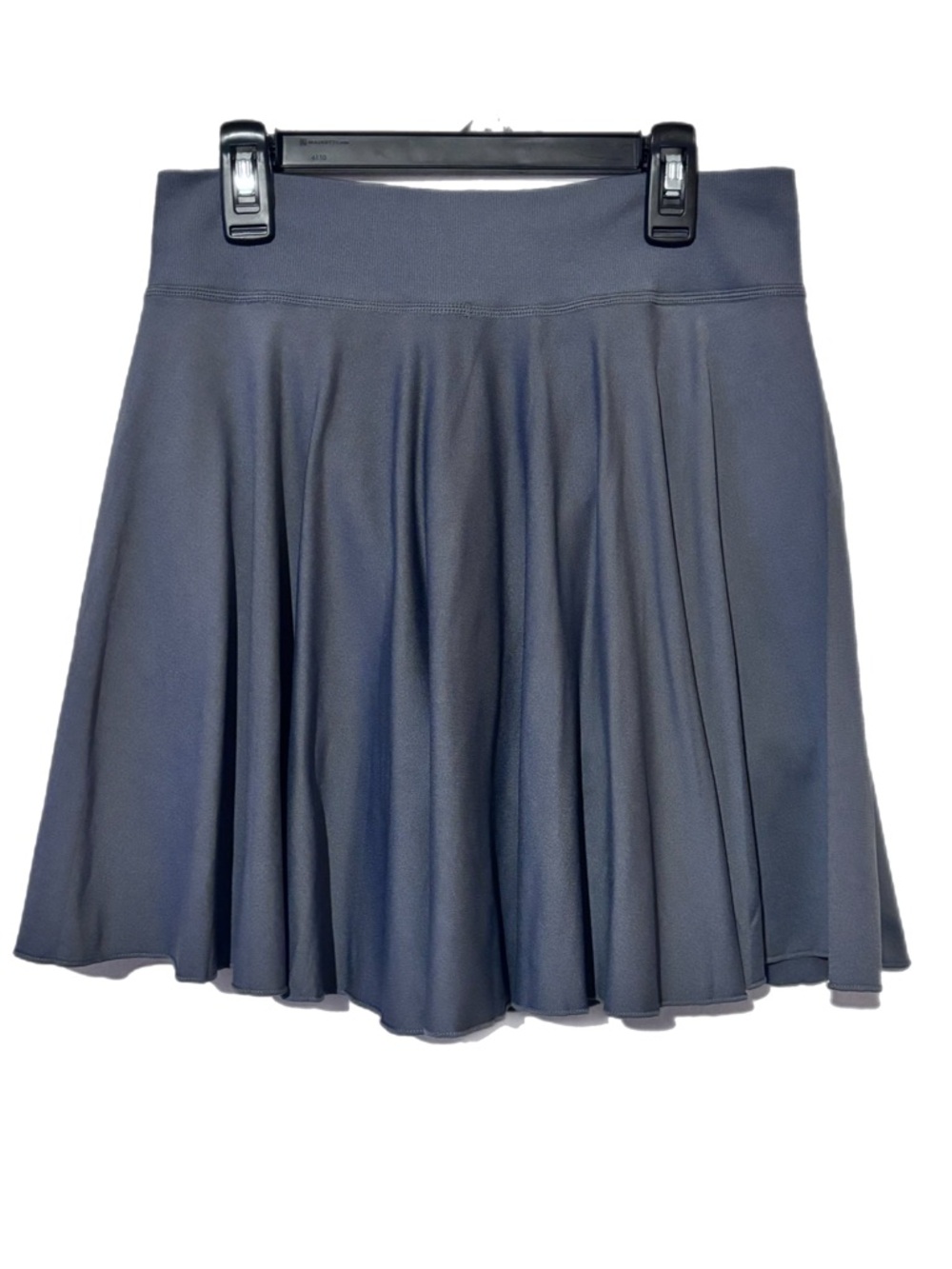 OQQ gray Spandex Blend mini skirt with shorts NWOT